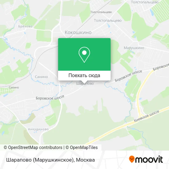 Карта Шарапово (Марушкинское)
