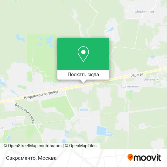 Карта Сакраменто