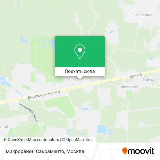 Карта микрорайон Сакраменто