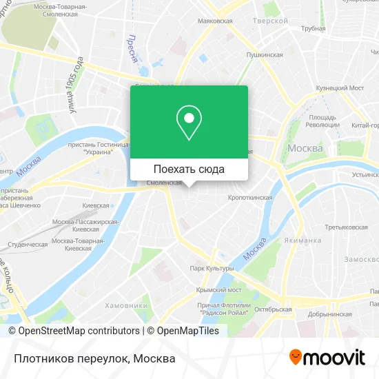 Карта Плотников переулок