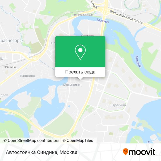 Карта Автостоянка Синдика
