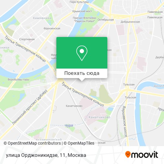 Карта улица Орджоникидзе, 11