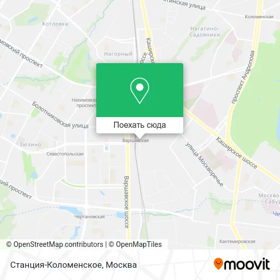 Карта Станция-Коломенское