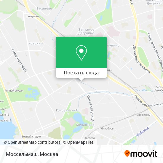 Карта Моссельмаш