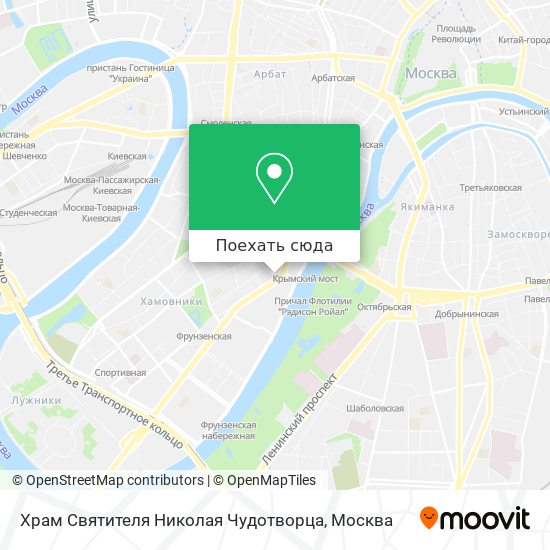 Карта Храм Святителя Николая Чудотворца