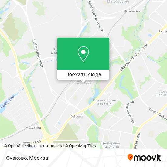 Карта Очаково
