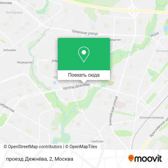 Карта проезд Дежнёва, 2