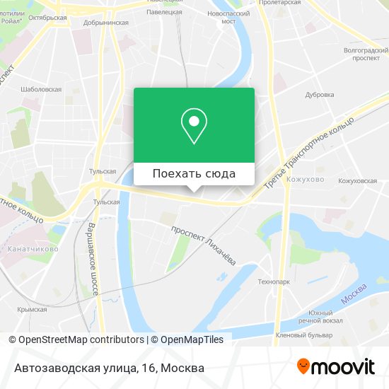 Карта Автозаводская улица, 16