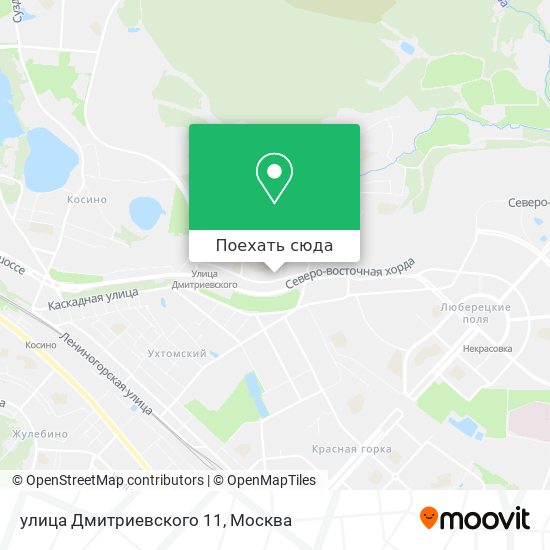 Карта улица Дмитриевского 11