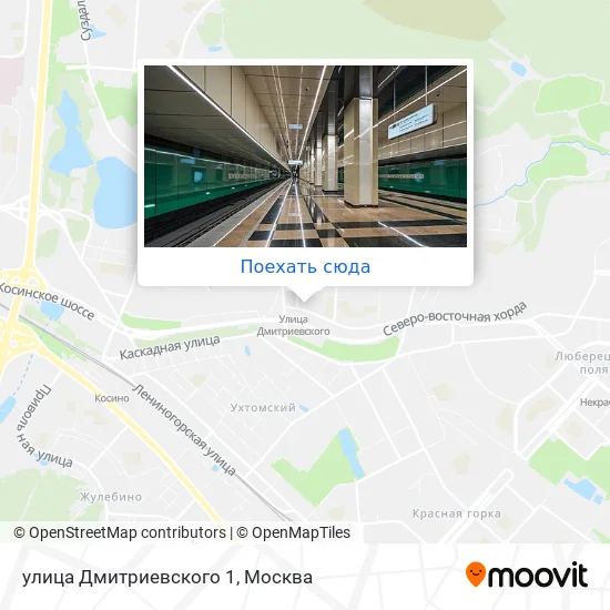 Карта улица Дмитриевского 1