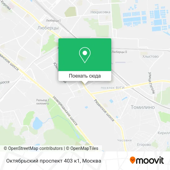 Карта Октябрьский проспект 403 к1