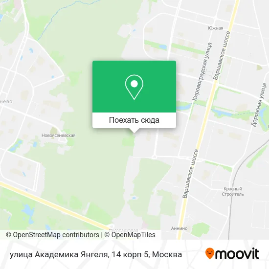 Карта улица Академика Янгеля, 14 корп 5