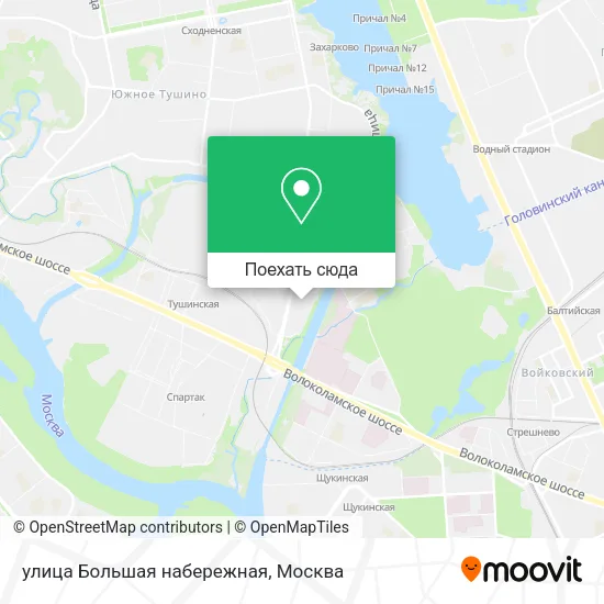 Карта улица Большая набережная