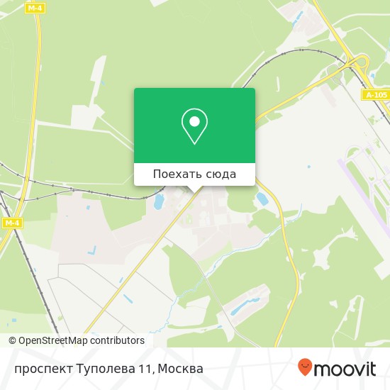 Карта проспект Туполева 11