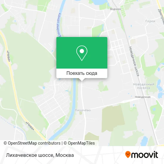 Карта Лихачевское шоссе