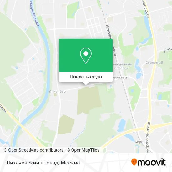 Карта Лихачёвский проезд