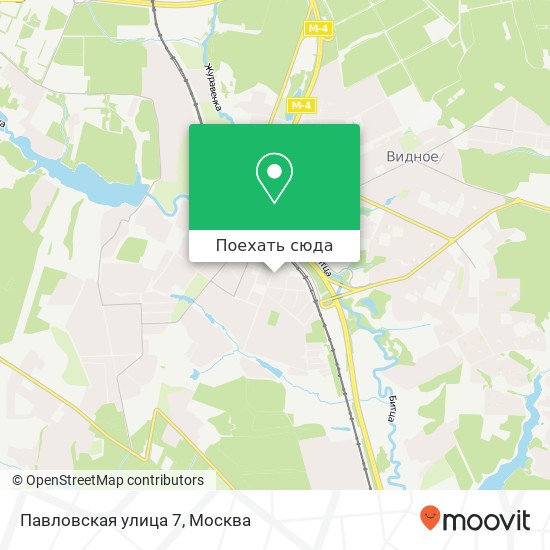 Карта Павловская улица 7