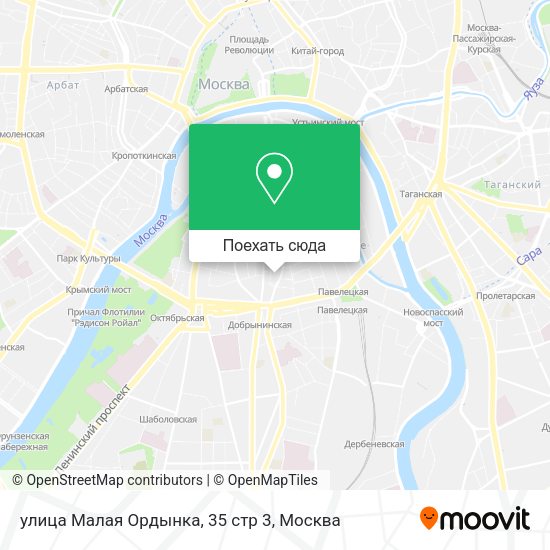 Карта улица Малая Ордынка, 35 стр 3