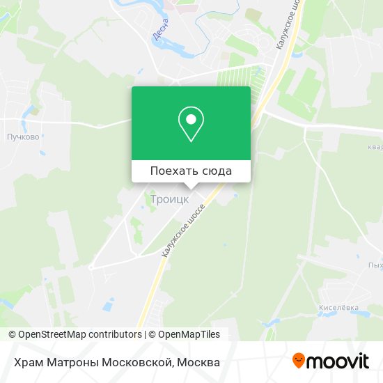 Карта Храм Матроны Московской