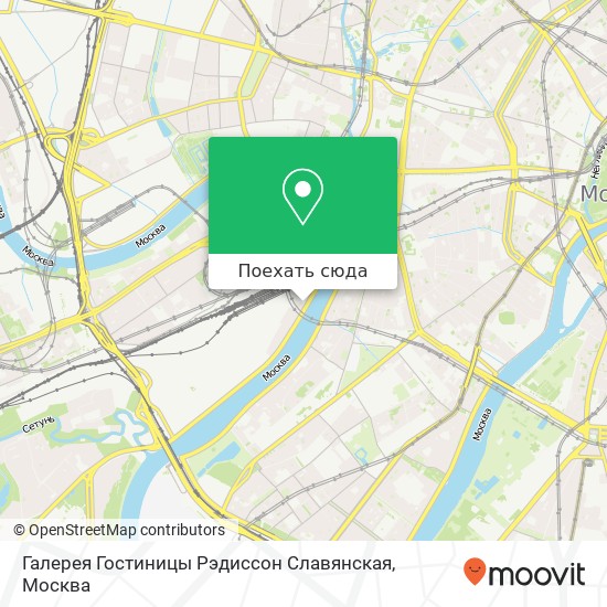 Карта Галерея Гостиницы Рэдиссон Славянская