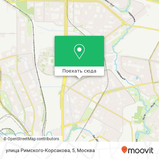 Карта улица Римского-Корсакова, 5