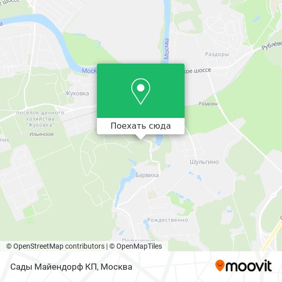 Карта Сады Майендорф КП