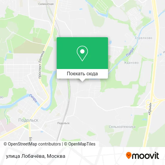 Карта улица Лобачёва