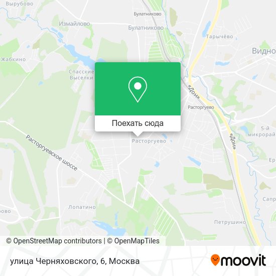Карта улица Черняховского, 6