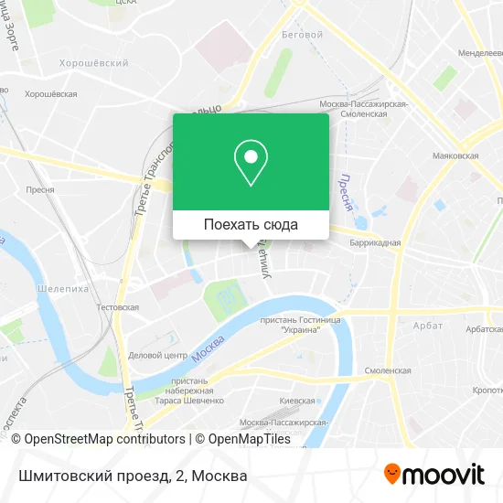 Карта Шмитовский проезд, 2