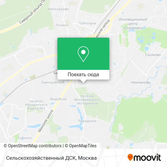 Карта Сельскохозяйственный ДСК