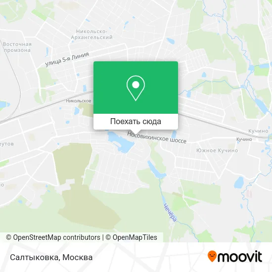 Карта Салтыковка