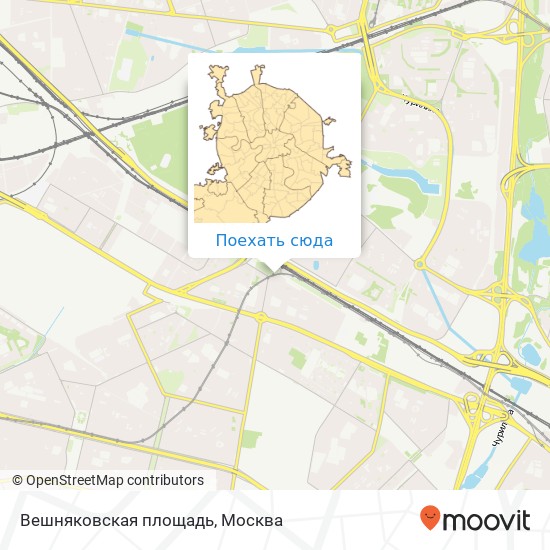 Карта Вешняковская площадь