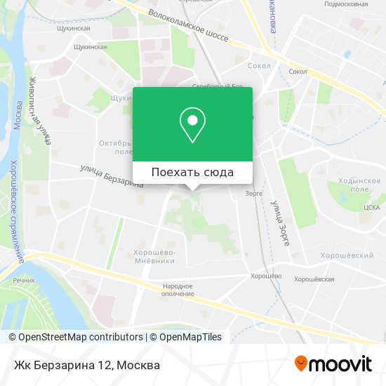Карта Жк Берзарина 12