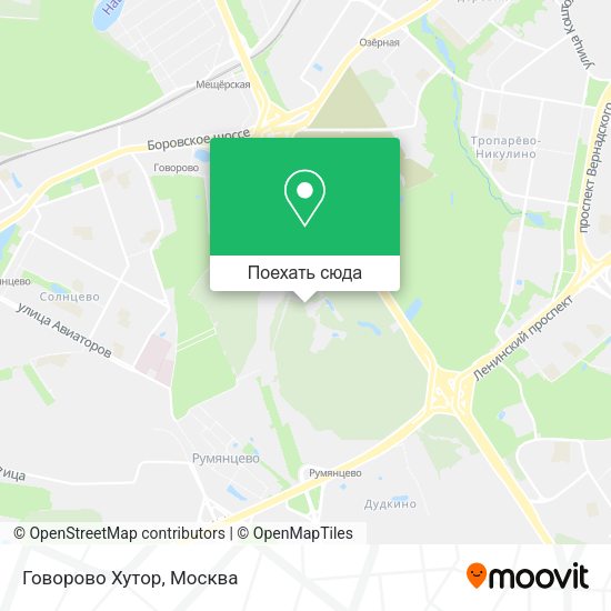 Карта Говорово Хутор