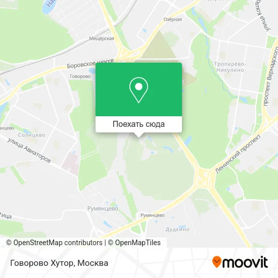 Карта Говорово Хутор