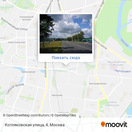 Карта Котляковская улица, 4