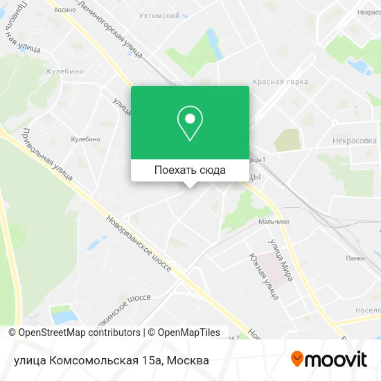 Карта улица Комсомольская 15а