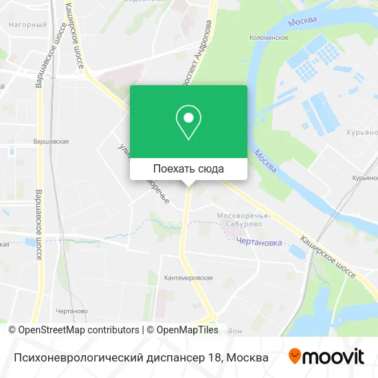 Карта Психоневрологический диспансер 18