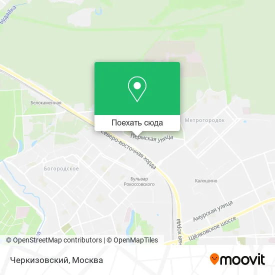 Карта Черкизовский