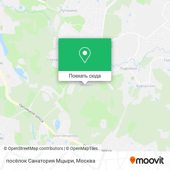 Карта посёлок Санатория Мцыри
