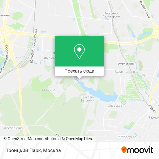 Карта Троицкий Парк