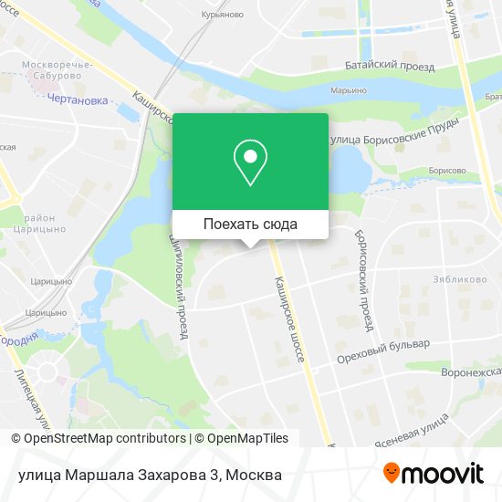 Карта улица Маршала Захарова 3