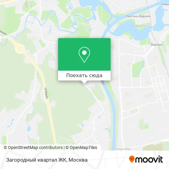 Карта Загородный квартал ЖК