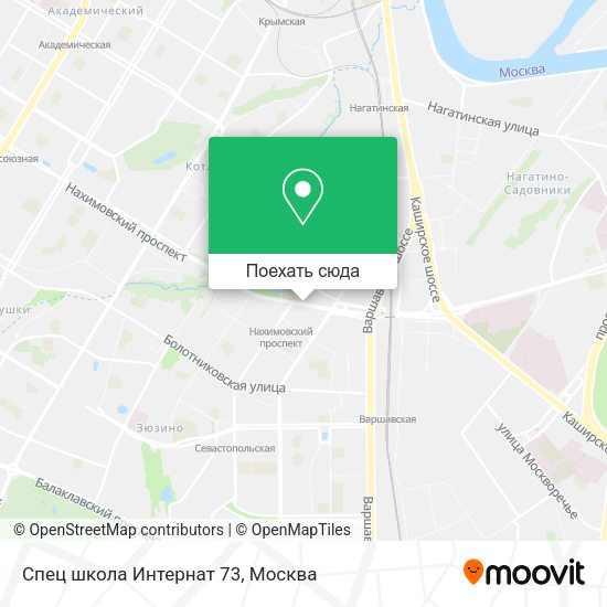 Карта Спец школа Интернат 73