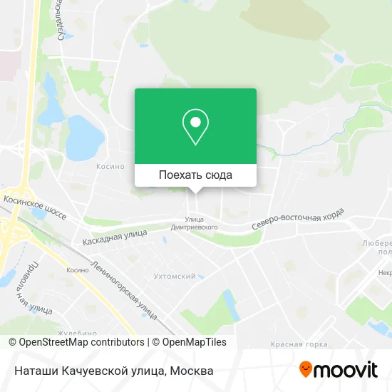 Карта Наташи Качуевской улица