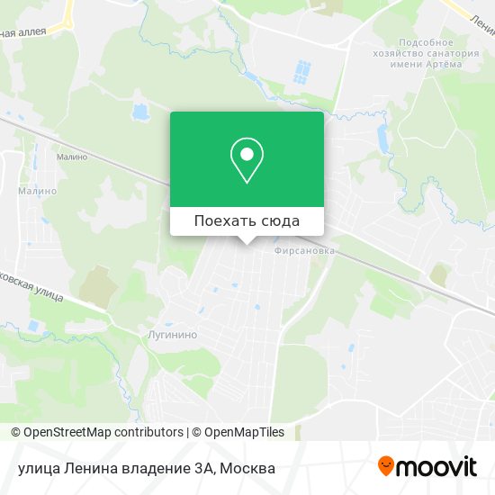 Карта улица Ленина владение 3А
