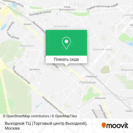 Карта Выходной ТЦ (Торговый центр Выходной)
