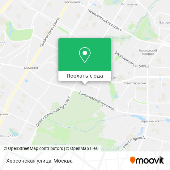 Карта Херсонская улица