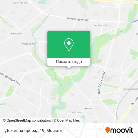 Карта Дежнева проезд 19