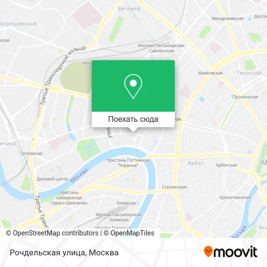 Карта Рочдельская улица